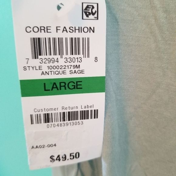 INC Handkerchief Hem Sleeveless V Neck Top - Picture 6 of 6